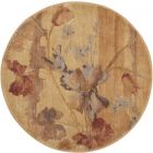 Nourison Home Somerset ST18 3'6" x Round Beige Farmhouse Indoor Rug (Dropshippable)