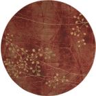 Nourison Home Somerset ST74 7'9" x Round Flame Rustic Indoor Rug