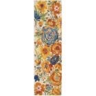 Nourison Home Allur ALR07 2'3" x 7'6" Ivory Multicolor Runner Contemporary Indoor Rug (Dropshippable)