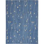 Nourison Home Grafix GRF15 3'9" x 5'9" Light Blue Contemporary Indoor Rug (Dropshippable)