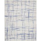 Nourison Home Whimsicle WHS09 8'4" x 11'6" Ivory Blue Modern Indoor Rug (Dropshippable)