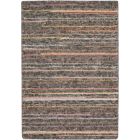 Nourison Home Plateau PAE01 2' x 3' Grey/Flame Modern Indoor Rug (Dropshippable)