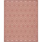 Nourison Home Versatile NRV01 7' x 10' Coral/Orange Modern Rug (Dropshippable)