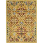Nourison Home Allur ALR03 4' x 6' Yellow Multicolor Rectangle Bohemian Indoor Rug