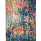 Nourison Home Celestial CES09 7'10" x 10'6" Blue/Yellow Modern Indoor Rug (Dropshippable)