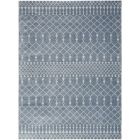 Nourison Home Astra Machine Washable ASW10 9' x 12' Blue Rectangle Bohemian Indoor Rug (Dropshippable)