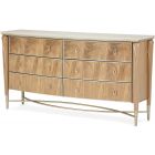 AICO Michael Amini Villa Cherie Dresser - Caramel (Promo)