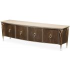 AICO Michael Amini Villa Cherie Media Cabinet - Hazelnut