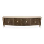 AICO Michael Amini Villa Cherie Media Cabinet - Hazelnut