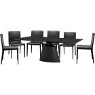 Nuevo Furniture Taji Rectangular Dining TableSet in Black