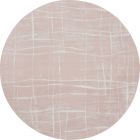 Nourison Home Whimsicle WHS09 8' x Round Pink Ivory Modern Indoor Rug (Dropshippable)