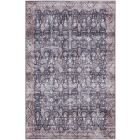 Nourison Home Grand Washables GRW06 5'3" x 7'3" Navy Ivory Vintage Indoor Rug (Dropshippable)