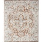 Nourison Home Astra Machine Washable ASW12 7'10" x 10' Gold Multicolor Rectangle Vintage Indoor Rug
