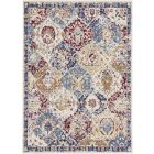 Nourison Home Grafix GRF31 5'3" x 7'3" Blue Multicolor Vintage Indoor Rug