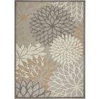 Nourison Home Aloha ALH05 5'3" x 7'5" Natural Rectangle Tropical Rug (Dropshippable)