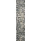 Nourison Home Quarry QUA04 2'2" x 7'6" Grey/Beige Modern Indoor Rug (Dropshippable)