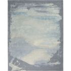 Nourison Home Prismatic PRS19 7'9" x 9'9" Seafoam/Silver Modern Indoor Rug