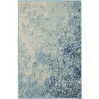 Nourison Home Passion PSN10 1'10" x 2'10" Navy Light Blue Modern Indoor Rug (Dropshippable)