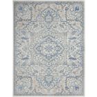 Nourison Home Elation ETN10 4' x 6' Ivory Blue Bohemian Indoor Rug (Dropshippable)