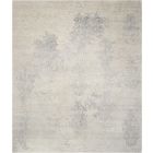 Nourison Home Silk Shadows SHA14 8'6" x 11'6" Ivory/Silver Vintage Indoor Rug (Dropshippable)