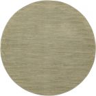 Nourison Home Essentials NRE01 4' x Round Green Gold Outdoor Rug (Dropshippable)