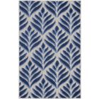 Nourison Home Aloha ALH35 2'8" x 4' Blue Rectangle Tropical Rug (Dropshippable)