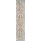 Nourison Home Astra Machine Washable ASW12 2'2" x 12' Gold Multicolor Runner Vintage Indoor Rug