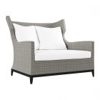 Bernhardt Exteriors Captiva Chair 1/2, Pewter Gray #6031-000 (Grade M)