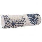 Nourison Home Aloha Indoor/Outdoor 6" x 20" Ivory/Navy Throw Pillow