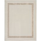 Nourison Home Glitz GLZ08 7'10" x 9'10" Ivory Cream Contemporary Indoor Rug