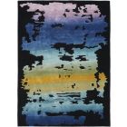 Nourison Home Prismatic PRS23 3'9" x 5'9" Black/Multi Modern Indoor Rug (Dropshippable)