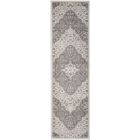 Nourison Home Elation ETN08 2'3" x 7'6" Ivory Grey Transitional Indoor Rug (Dropshippable)