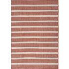 Nourison Home Positano POS03 7' x 10' Terracotta Ivory Modern Rug (Dropshippable)