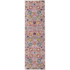 Nourison Home Passion PSN01 2'2" x 7'6" Silver Bohemian Indoor Rug (Dropshippable)