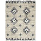 Nourison Home Oslo Shag OSL03 7'10" x 10'6" Ivory/Blue Shag Indoor Rug (Dropshippable)
