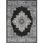 Nourison Home Passion PSN03 5'3" x 7'3" Black Ivory Vintage Indoor Rug (Dropshippable)