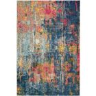 Nourison Home Celestial CES09 3'11" x 5'11" Blue/Yellow Modern & Contemporary Indoor Rug (Dropshippable)