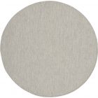 Nourison Home Positano POS01 8' x Round Light Grey Modern Rug (Dropshippable)