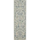 Nourison Home Jubilant JUB09 2'3" x 7'3" Ivory Blue Vintage Indoor Rug (Dropshippable)