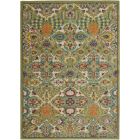 Nourison Home Allur ALR03 4' x 6' Sage Ivory Rectangle Bohemian Indoor Rug