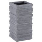 Phillips Collection June Square Planter, Gray, Small