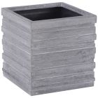 Phillips Collection June Square Planter, Gray, Medium