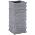 Phillips Collection June Square Planter, Gray, Large