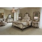 Aico Michael Amini Platine de Royale Panel Bedroom Set in Antique Platinum