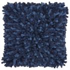 Nourison Home Sofia Velvet Sponge Finger 20" x 20" Navy Indoor Throw Pillow
