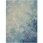 Nourison Home Passion PSN10 3'9" x 5'9" Navy Light Blue Modern Indoor Rug (Dropshippable)
