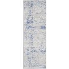 Nourison Home Whimsicle WHS07 2' x 6' Grey Blue Modern Indoor Rug (Dropshippable)