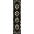 Nourison Home Grafix GRF14 2'3" x 12' Black Vintage Indoor Rug (Dropshippable)