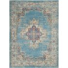 Nourison Home Passion PSN03 5'3" x 7'3" Light Blue Bohemian Indoor Rug (Dropshippable)