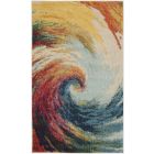 Nourison Home Celestial CES07 3' x 5' Wave Modern Indoor Rug (Dropshippable)